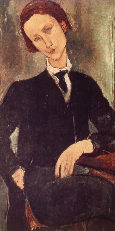 Amedeo Modigliani Portrait of Monsieur Baranouski Sweden oil painting art